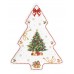 Плато за сервиране елха 20х25см Christmas Tale